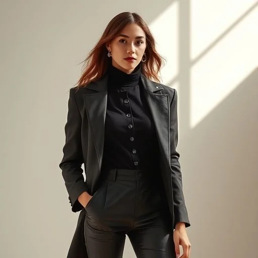 Meticulously organized design studio workbench with artisan tools